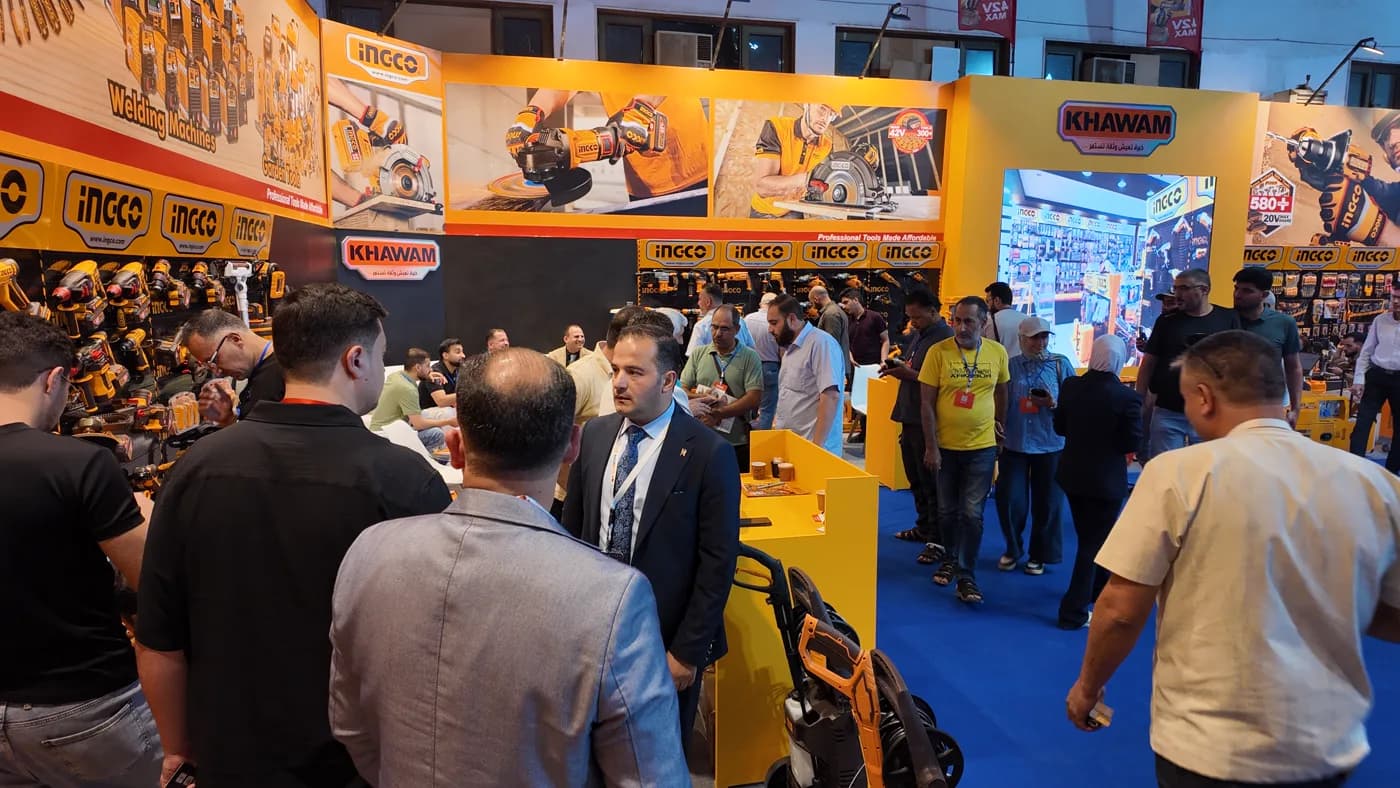 The KHAWAM · INGCO exhibition stand