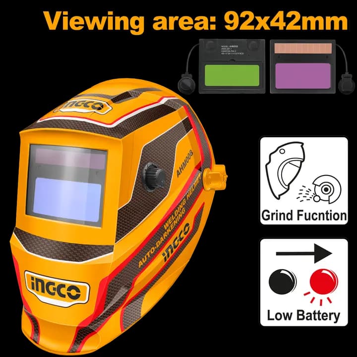 Auto-darkening welding helmet