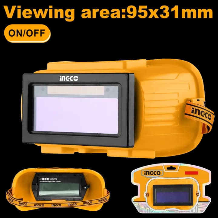 Auto-darkening welding goggle