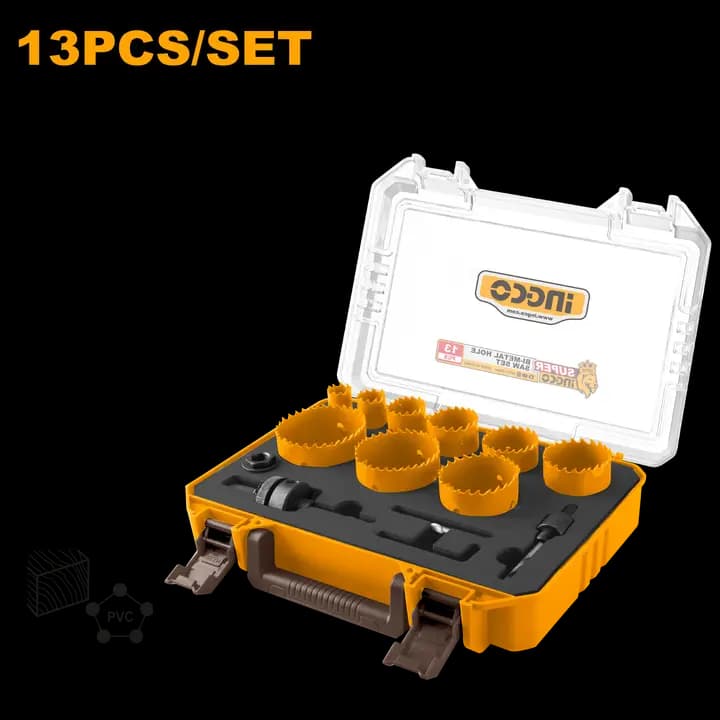 Bi-metal hole saw set