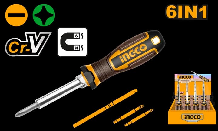 6 In 1 screwdriver set