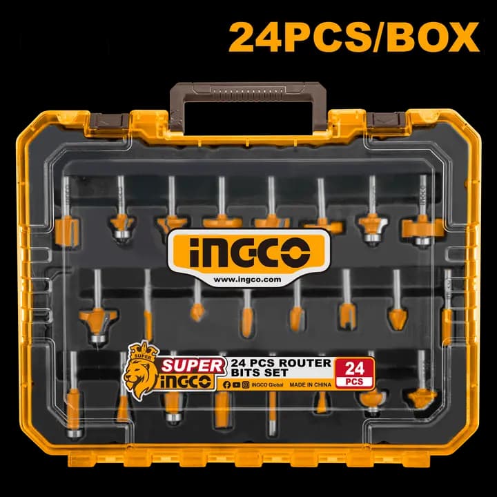 24 Pcs Router bits set