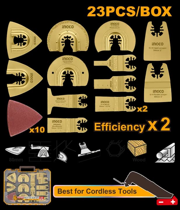Multi tool blade set