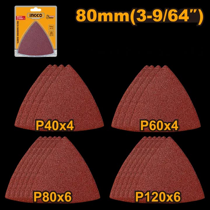 Delta sanding sheets