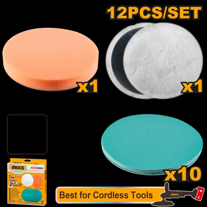 Polishing and grinding set