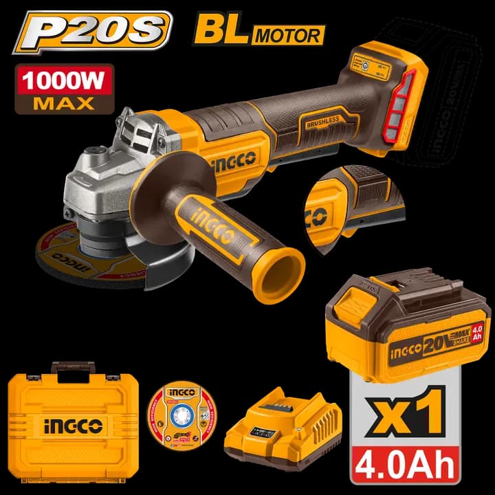 Cordless angle grinder