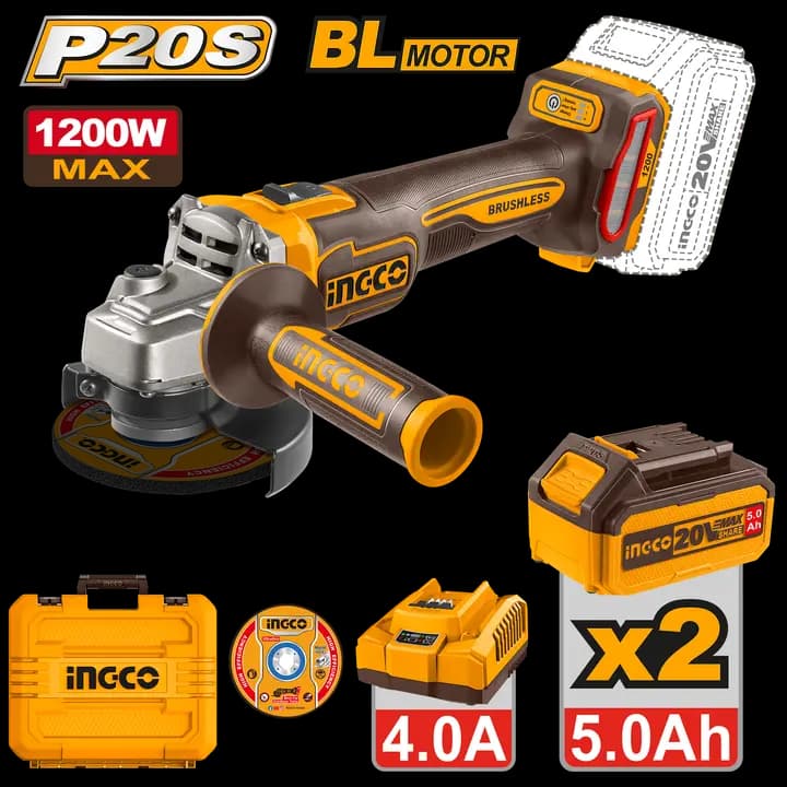 Cordless angle grinder