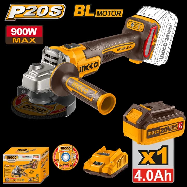 Cordless angle grinder