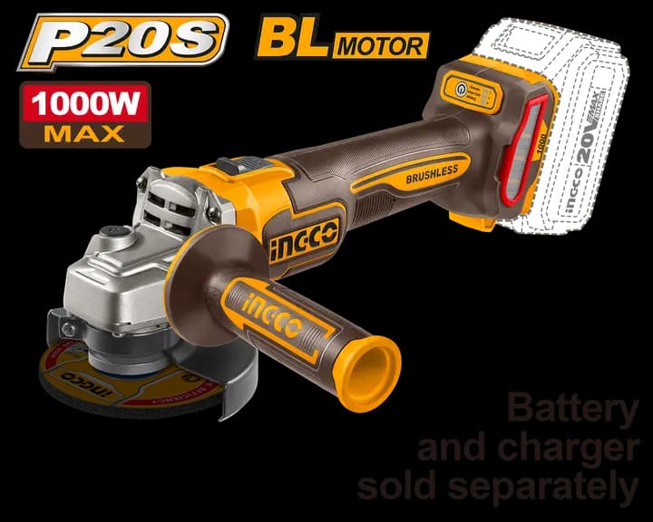 Cordless angle grinder