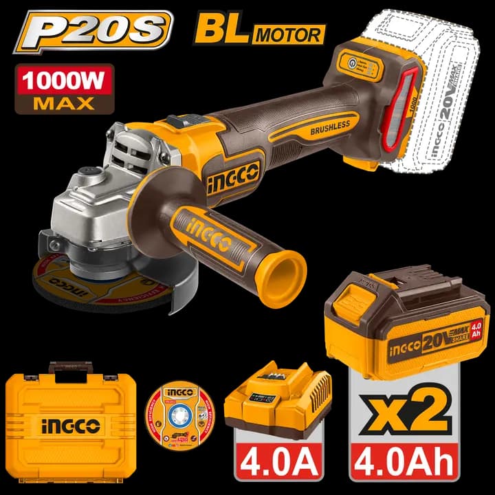 Cordless angle grinder