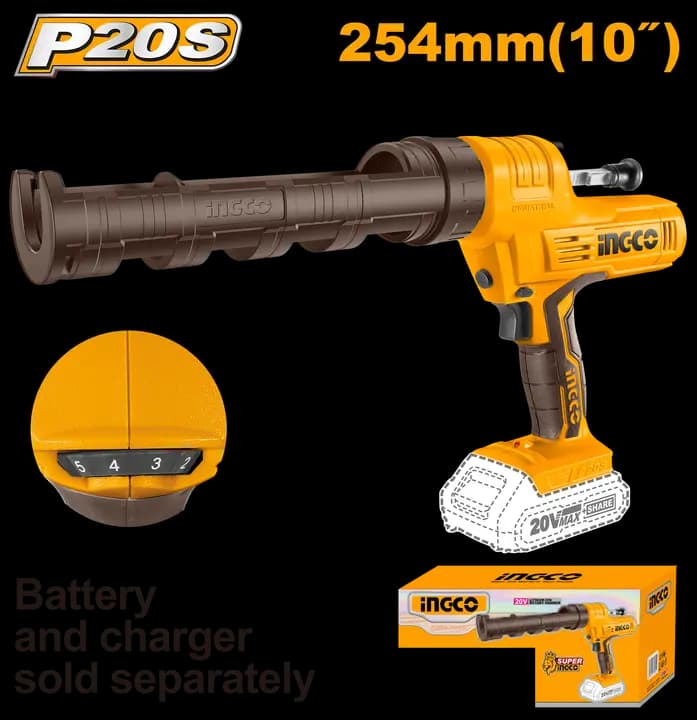 Cordless caulking gun