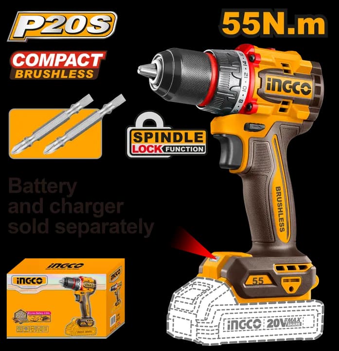 Compact Brushless Cordless Drill