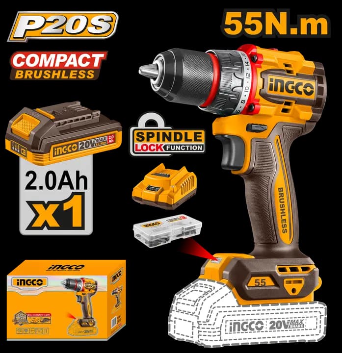 Compact Brushless Cordless Drill