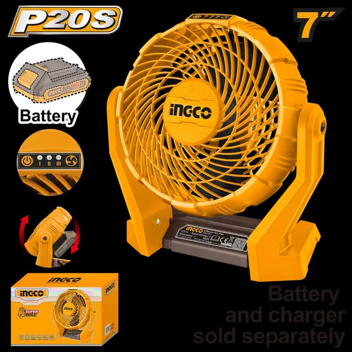 Cordless fan