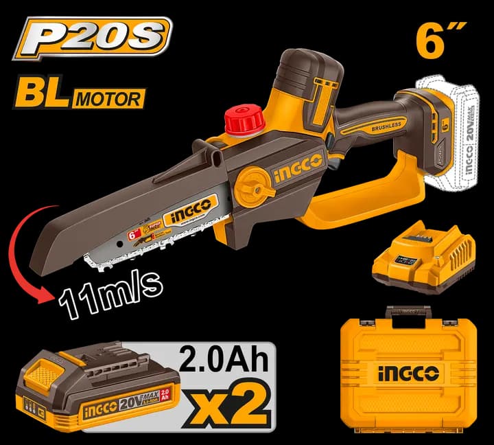 Cordless pruner saw