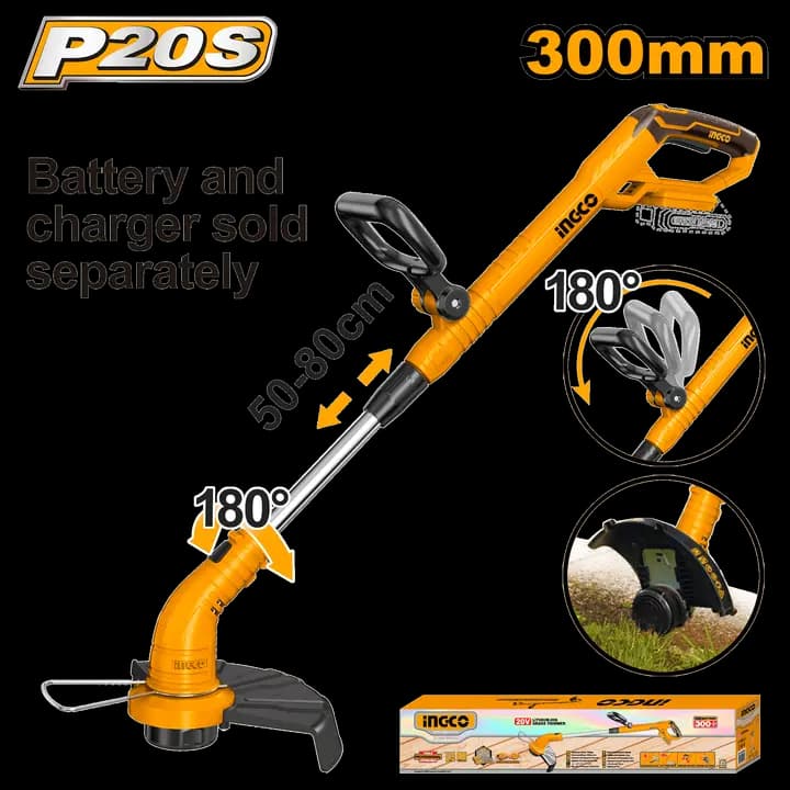 Cordless grass trimmer