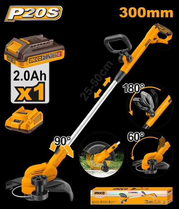 Cordless grass trimmer