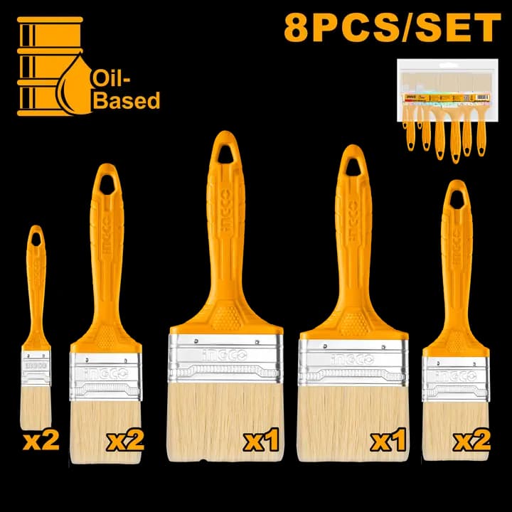8 Pcs paint brush set