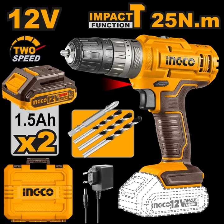 Cordless impact drill