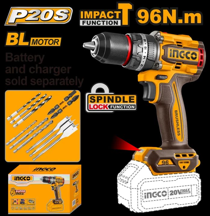 Brushless cordless impact drill