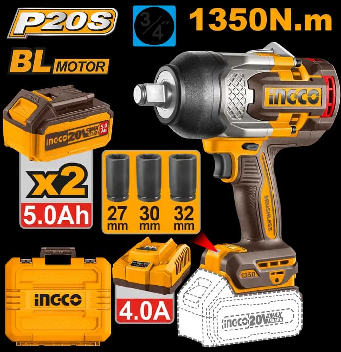 Cordless impact wrench