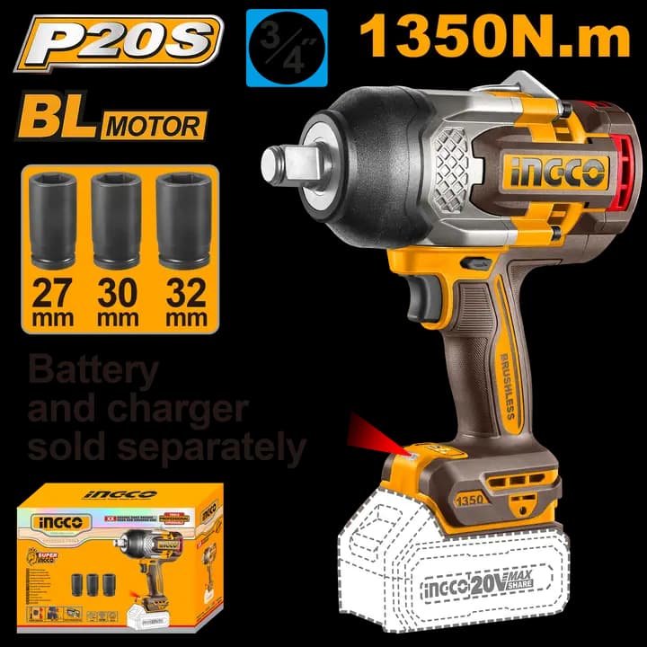 Cordless impact wrench