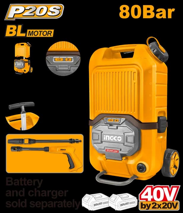 Cordless pressure washer