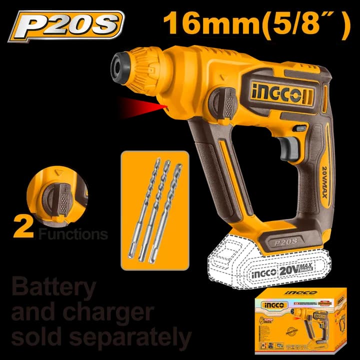 Cordless rotary hammer