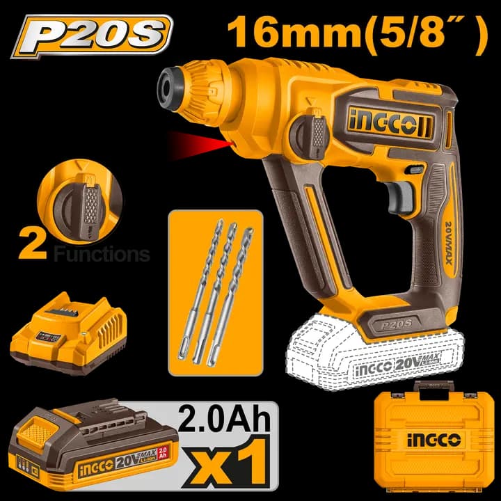 Cordless rotary hammer