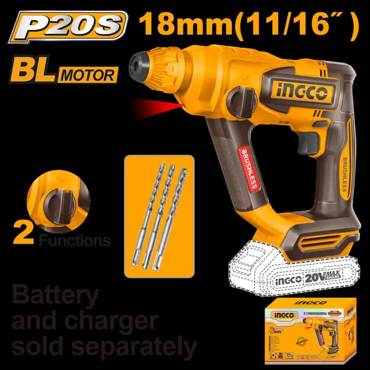 Cordless rotary hammer