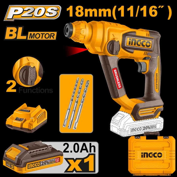 Cordless rotary hammer