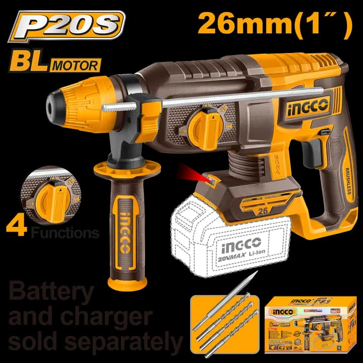 Cordless rotary hammer