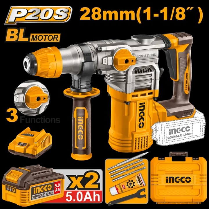 Cordless rotary hammer