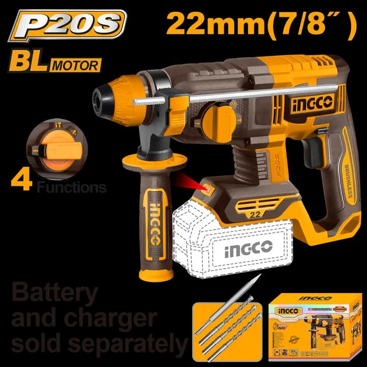 Cordless rotary hammer