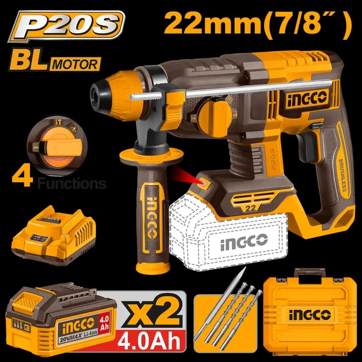Cordless rotary hammer