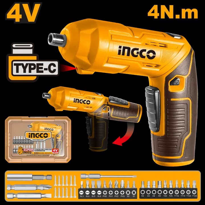 Cordless screwdriver