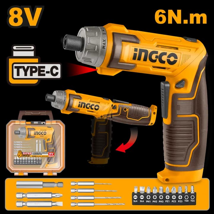 Cordless screwdriver