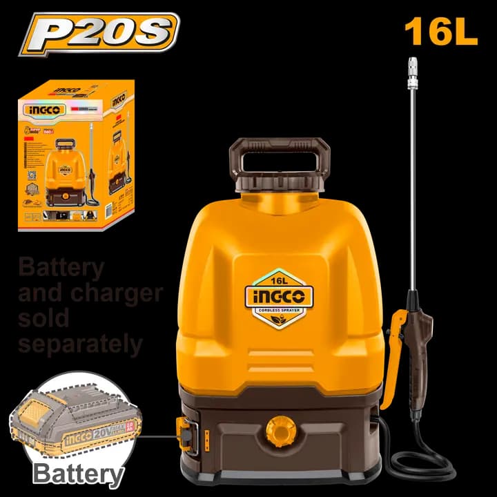 Cordless sprayer