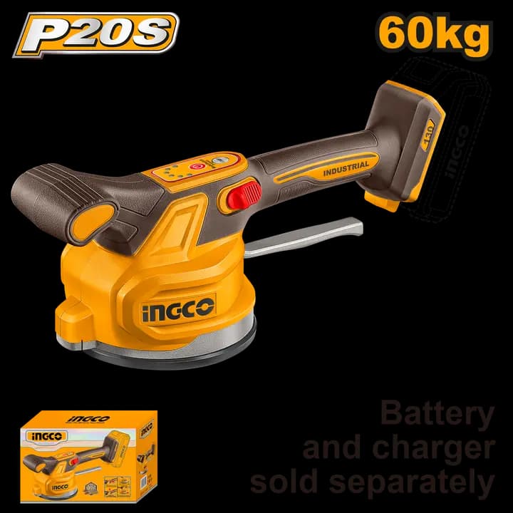 Cordless tile vibration machine