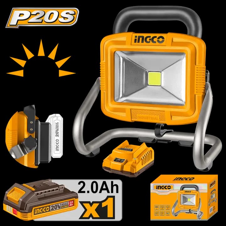 Cordless portable lamp