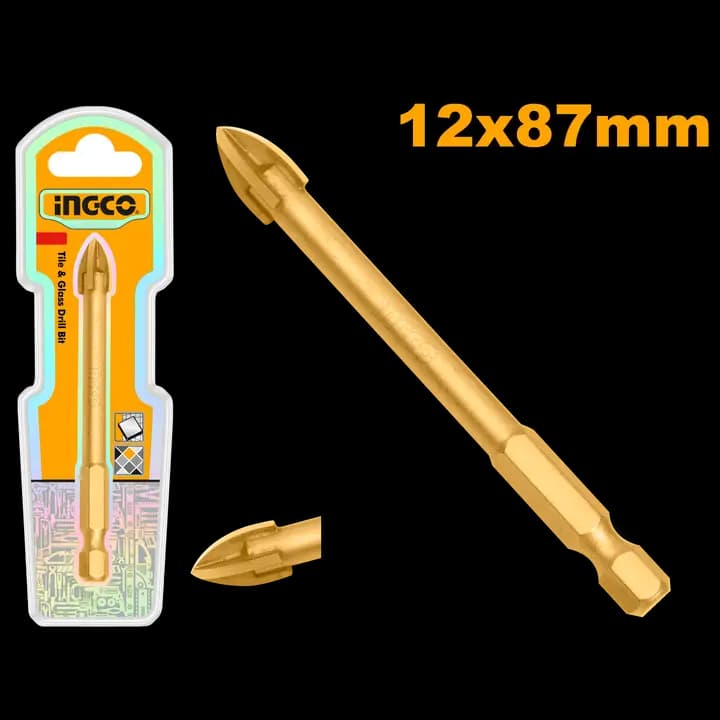 Tile and glass drill bit
