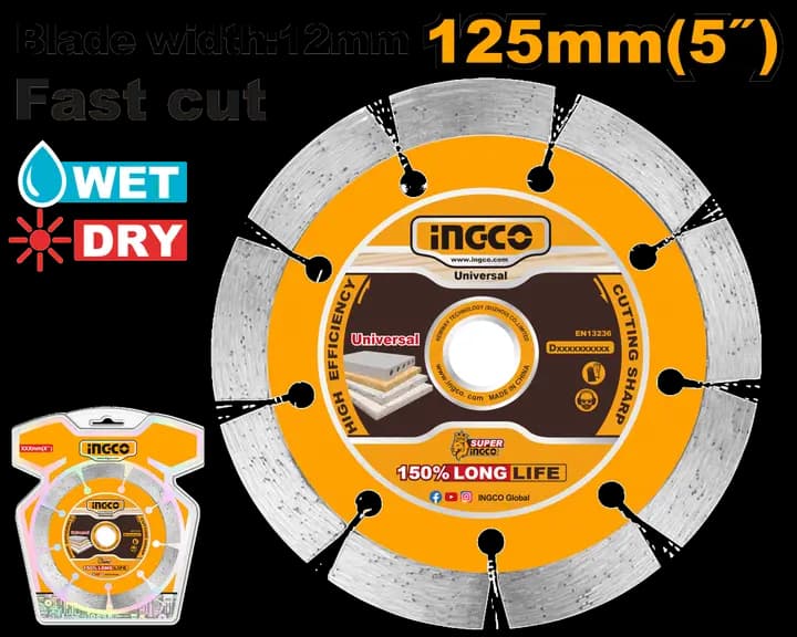 Dry diamond disc