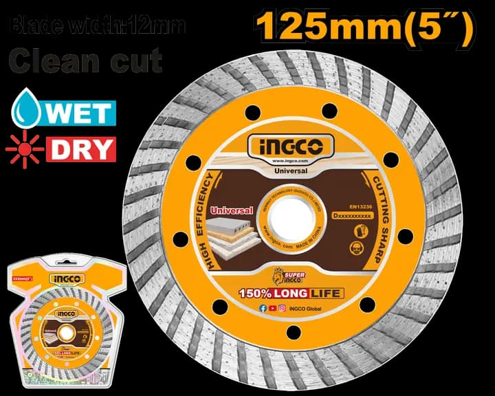 Turbo diamond disc