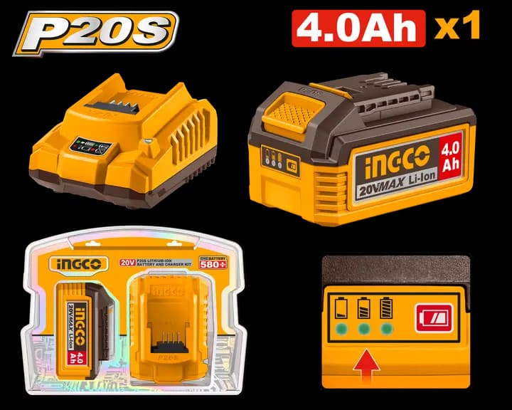 Lithium-Ion battery and charger kit