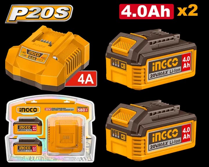 Lithium-Ion battery and charger kit