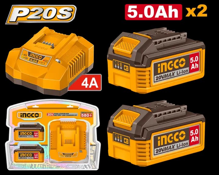 P20S Lithium-Ion battery and charger kit