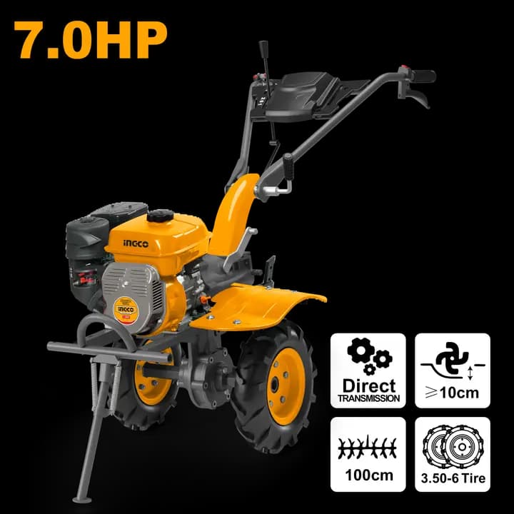 Gasoline tiller