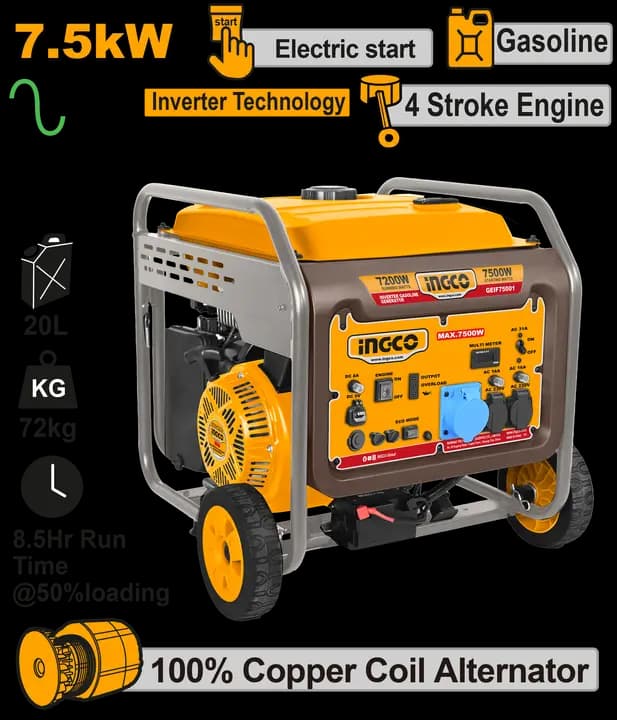 Inverter gasoline generator