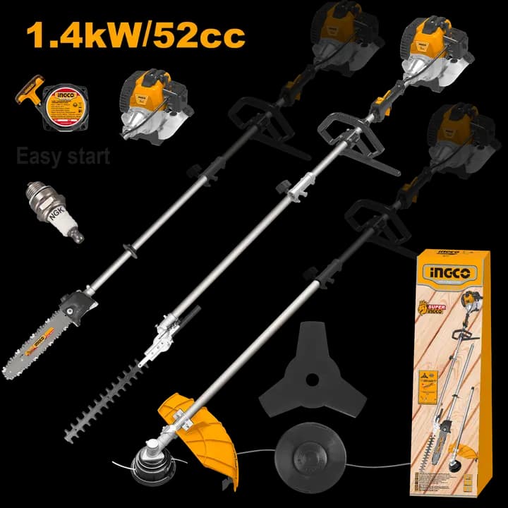 4-in-1 Gasoline Hedge trimmer multi tool