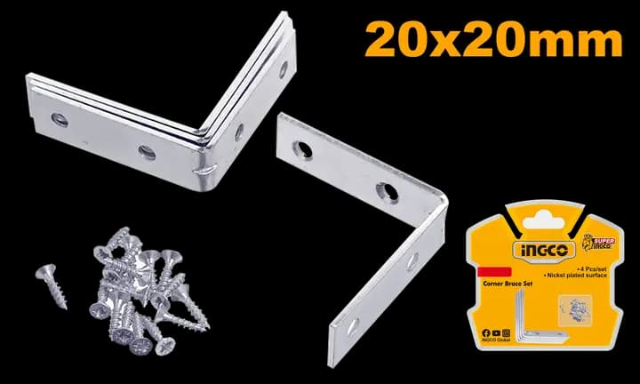 Corner brace set